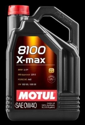 OLEJ MOTUL 0W40 5L 8100 X-MAX A3/B4 / SN / LL01 / 229.5 / 502.00 505.00 / A40 / WSS M2C 937A