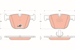 KLOCKI HAM. BMW T. 1/3/5/6/7/X5/X6 3,0-6,0 03-19