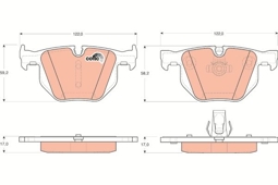 KLOCKI HAM. BMW T. E60/61 03-