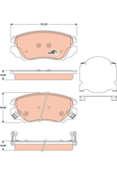 KLOCKI HAM. OPEL P. INSIGNIA 08- 1,6-2,0/CDTI