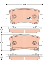 KLOCKI HAM. OPEL T. INSIGNIA 08- 1,6-2,0/CDTI
