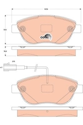 KLOCKI HAM. FIAT P. STILO 1,9D/DOBLO 10- Z CZUJNIKIEM