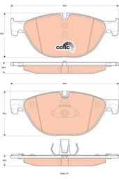 KLOCKI HAM. BMW P. F01/F02/F10 525-550