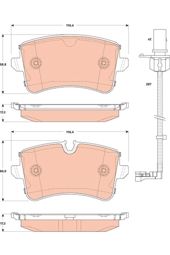 KLOCKI HAM. AUDI T. A8 2,0-6,3 QUATTRO 09-