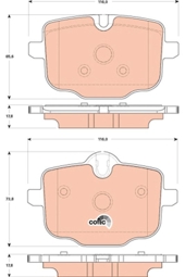 KLOCKI HAM. BMW T. 5/6/7 11-