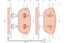 KLOCKI HAM. AUDI P. A8 2,0-6,3 QUATTRO 09-
