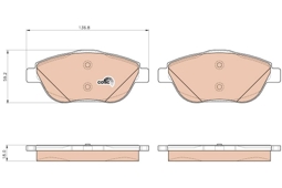 KLOCKI HAM. CITROEN P. C3/PICASSO 09-/DS3 10-