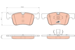 KLOCKI HAM. BMW P. 1/3/4 1,5-2,0 11-