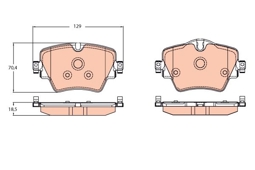 KLOCKI HAM. BMW P. 2/X1 1,5-2,0 14-