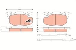 KLOCKI HAM. CITROEN P. SAXO