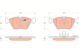 KLOCKI HAM. BMW P. E83 X3 04-/E46 98- 330D