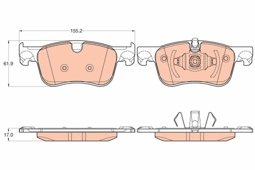 KLOCKI HAM. CITROEN P. C4 PICASSO 13-