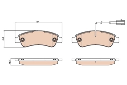 KLOCKI HAM. CITROEN T. JUMPER 06-