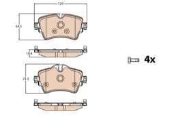 KLOCKI HAM. BMW P. 2 1,5-2,0 D 14-
