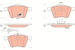 KLOCKI HAM. VW P. SHARAN 95-10 Z CZUJNIKIEM