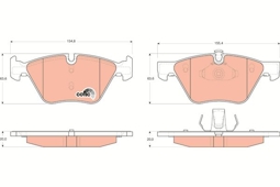 KLOCKI HAM. BMW P. E60/61 03- 520-525