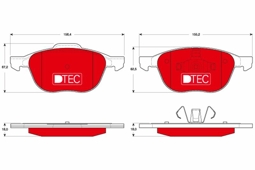 KLOCKI HAM. FORD P. C-MAX/ECOSPORT/FOCUS/KUGA 04- DTEC COTEC
