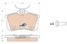 KLOCKI HAM. VW T. GOLF/VENTO