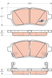 KLOCKI HAM. FORD P. FIESTA 08-/MAZDA 2/SWIFT 07-/DAIHATSU SIRION/MATERIA 05-
