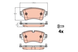KLOCKI HAM. AUDI T. A4/Q7 1,4-3,0 15-