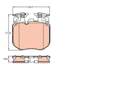 KLOCKI HAM. BMW P. 3/5/6/7/X5 2,0-4,4 15-