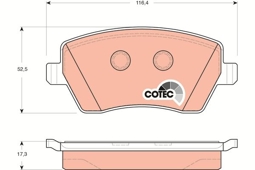 KLOCKI HAM. RENAULT P. CLIO 05-/KANGOO 08- KOŁA 14"/SWIFT/MICRA/NOTE/DB CITAN/DOKKER/DUSTER/LOGAN/LODGY/THALIA