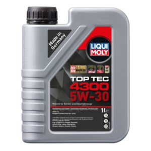 OLEJ LIQUI MOLY 5W30 1L TOP TEC 4300 DPF/FAP / C2 / SN/CF / B71 2290 / RN0700 / GF-3