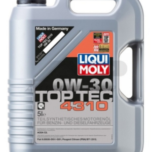 OLEJ LIQUI MOLY 0W30 5L TOP TEC 4310 C2 / 9.55535-DS1 9.55535-GS1 / B71 2312