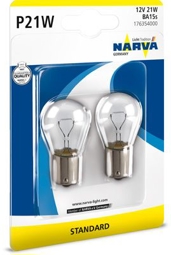ŻARÓWKA P21W 12V/21W (STOP/KIERUNKOWSKAZ) BLISTER 2SZT
