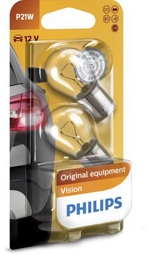 ŻARÓWKA P21W 12V/21W (STOP/KIERUNKOWSKAZ) BA15S 2SZT BLISTER PHILIPS