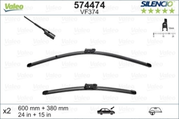 PIÓRO WYCIERACZKI 600/380MM SILENCIO XTRM VW POLO/UP 10-