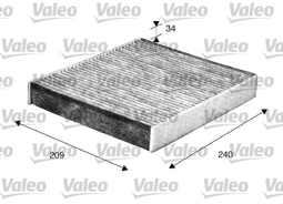 Filtra kabinowy VALEO VAL698883