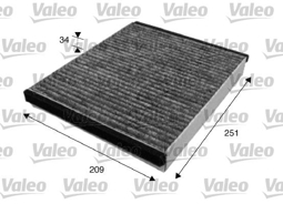 Filtra kabinowy VALEO VAL715628
