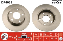 TARCZA HAM. VW T. A6 1,8-3