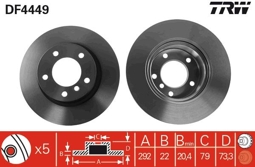 TARCZA HAM. BMW P. E87 04-