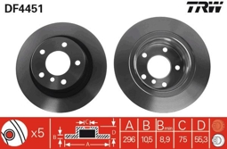 TARCZA HAM. BMW T. E87 04-