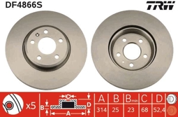 TARCZA HAM. VW P. A4/A5 07-