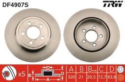 TARCZA HAM. CHRYSLER T. 300C