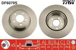 TARCZA HAM. BMW T. X5/X6 3,0-4,8 07-19