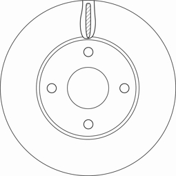 TARCZA HAM. FORD P. FIESTA 1,0-1,1/1,5 TDCI 17-