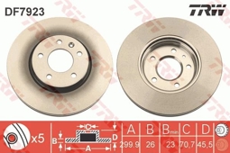 TARCZA HAM. OPEL P. ASTRA 09-